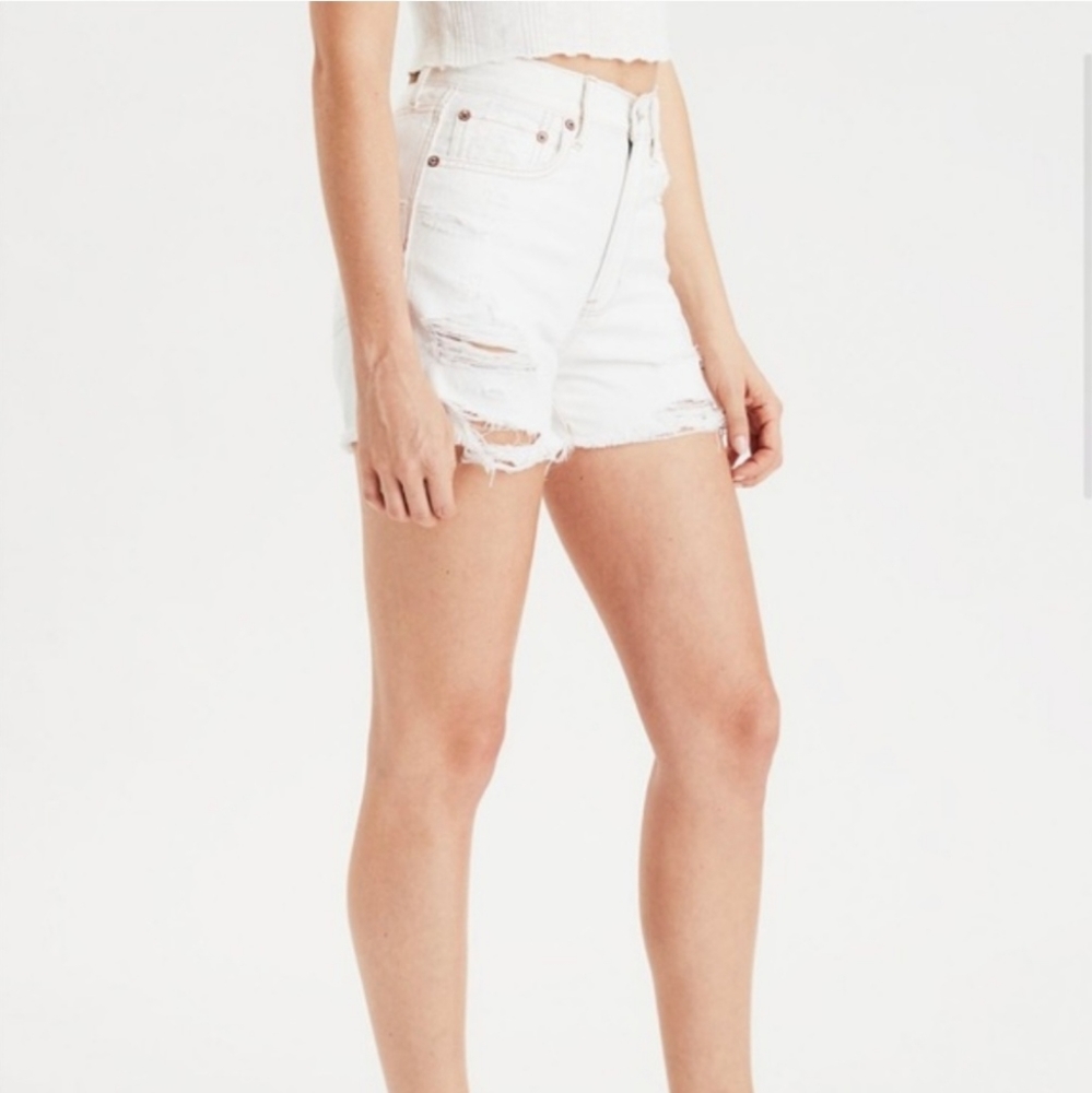 NWT American Eagle White 90's Boyfriend  Shorts